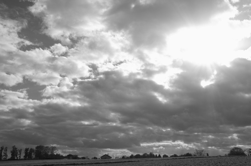 outside